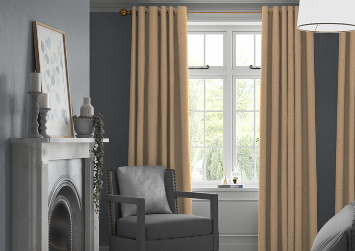 Kent, Caramel - Made to Measure Curtains - Image 3